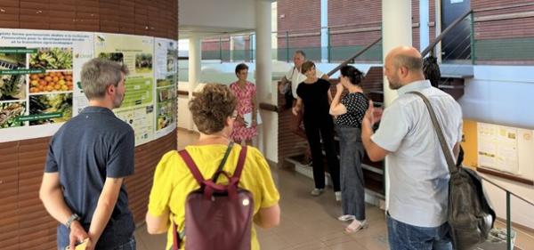 Accueil visite ANR. © L. Parrot, Cirad