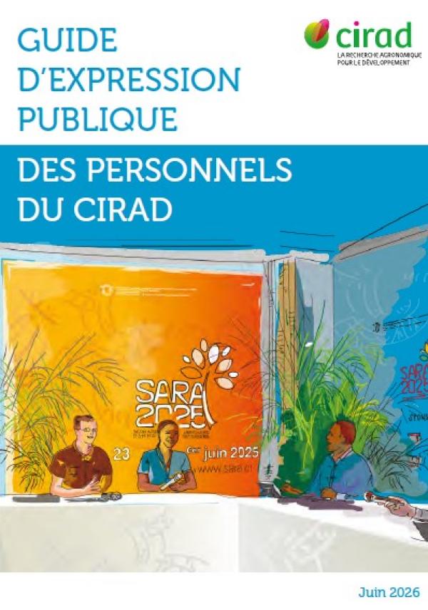 Couverture Guide d'expression publique des personnels du CIRAD