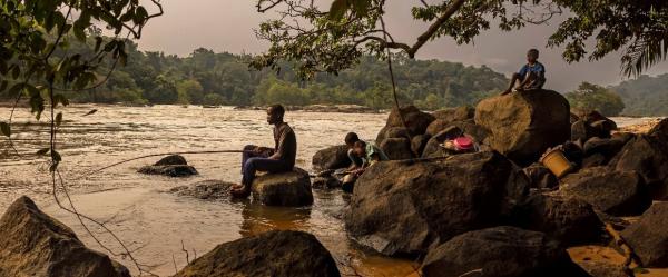 Pêcheurs au Gabon © Programme de gestion durable de la faune sauvage