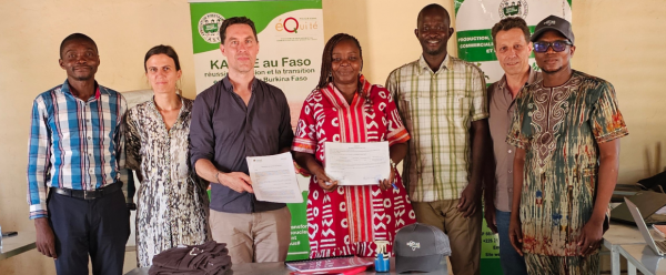 Signature d'une convention de cession d'équipements avec une PME bénéficiaire au Burkina Faso
