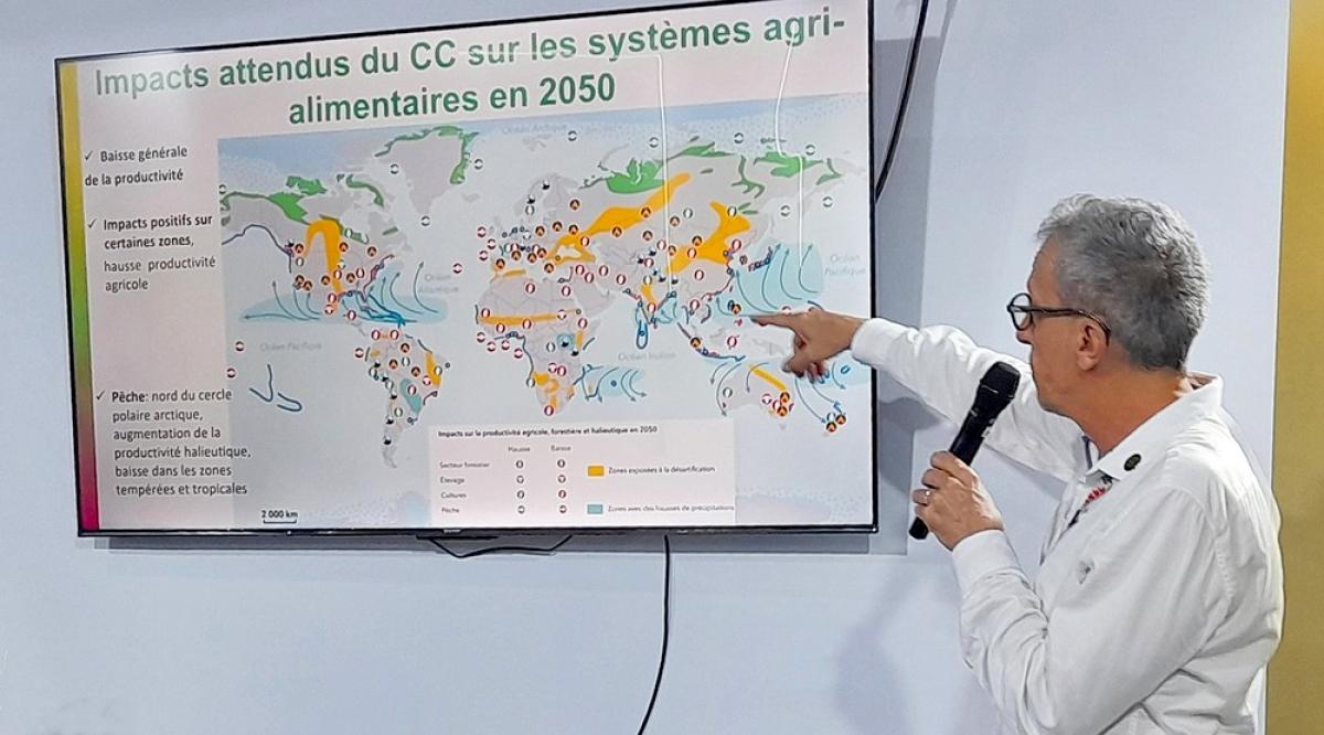 Vincent Blanfort pavillon francophonie COP30