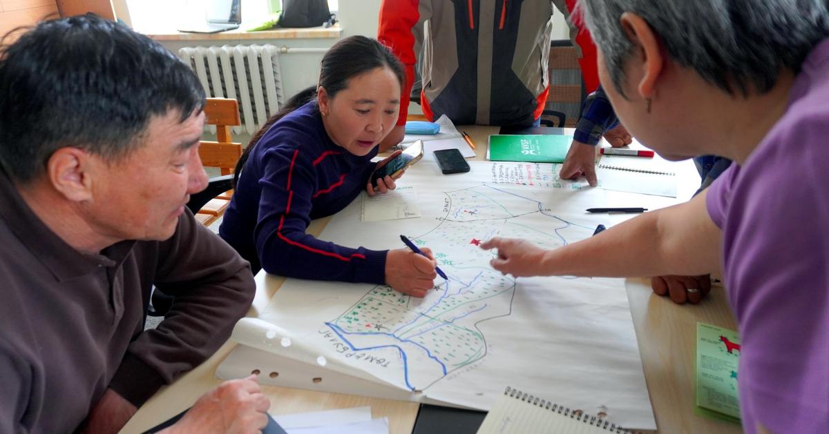 Atelier du projet Nomad4Life en Mongolie &copy; J.-D. Cesaro, CIRAD