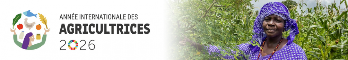 bandeau ann&eacute;e internationale des agricultrices 2026 FR