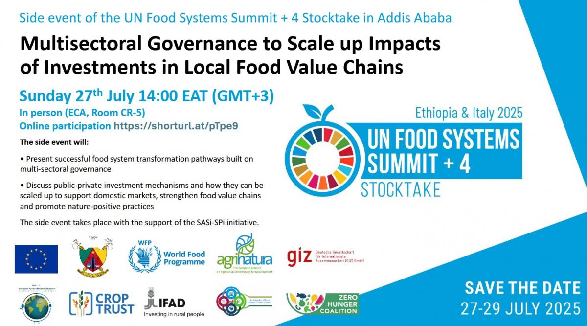 flyer Multisectoral Governance to Scale up Impacts of Investments in Local Food Value Chains