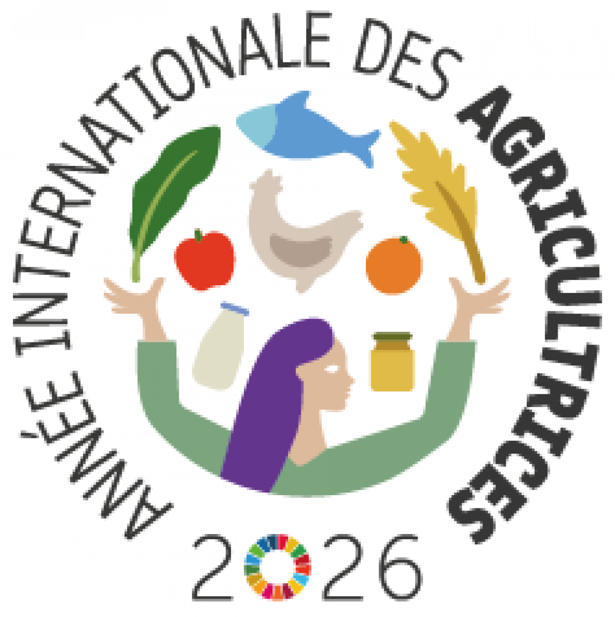 logo ann&eacute;e internationale agricultrices 2026
