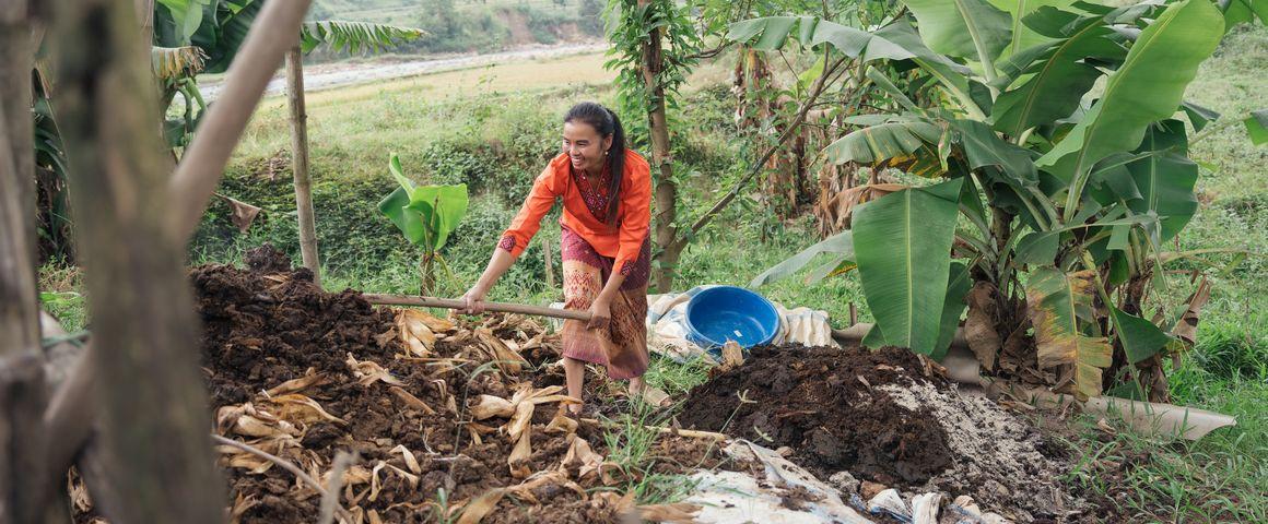 Agricultrice membre du projet ASSET
