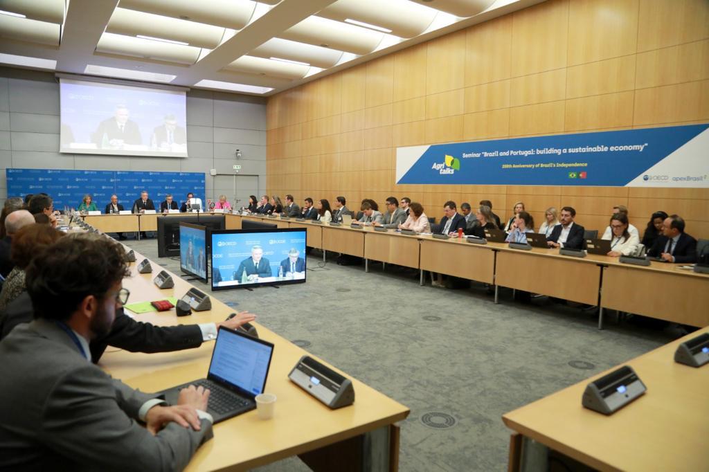 table ronde lors du séminaire “Brésil et Portugal dans l’économie durable »