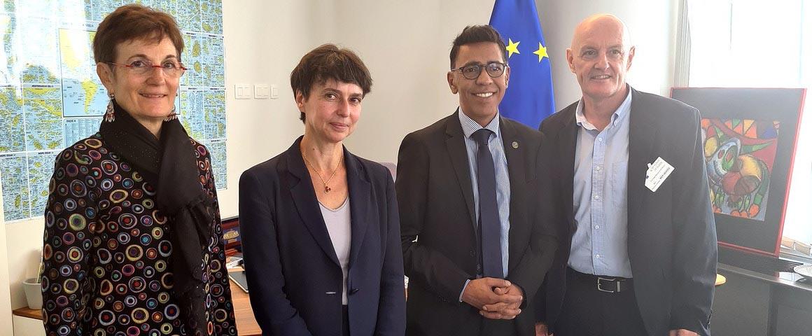 CIRAD overseas regions delegation at the European Union