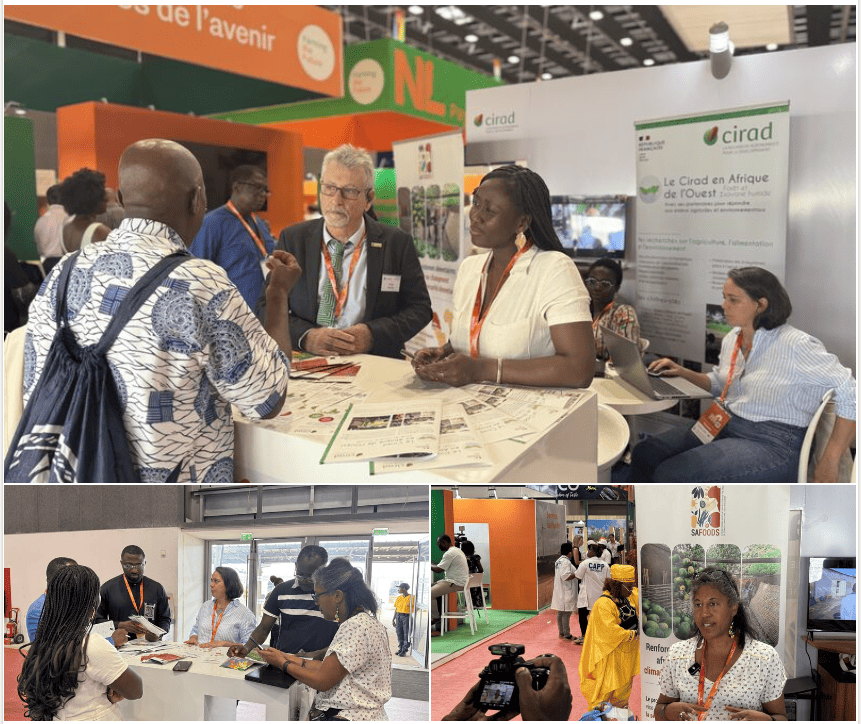 Stand Cirad © M-G Hodonou, Cirad