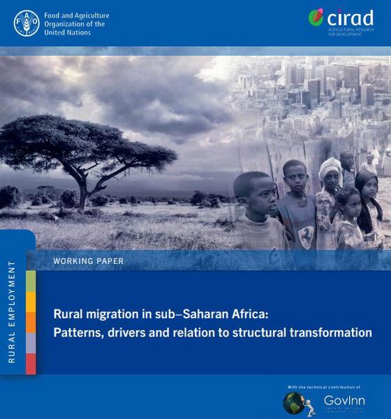 Rural migration in sub−Saharan Africa: Patterns, drivers and relation to structural transformation