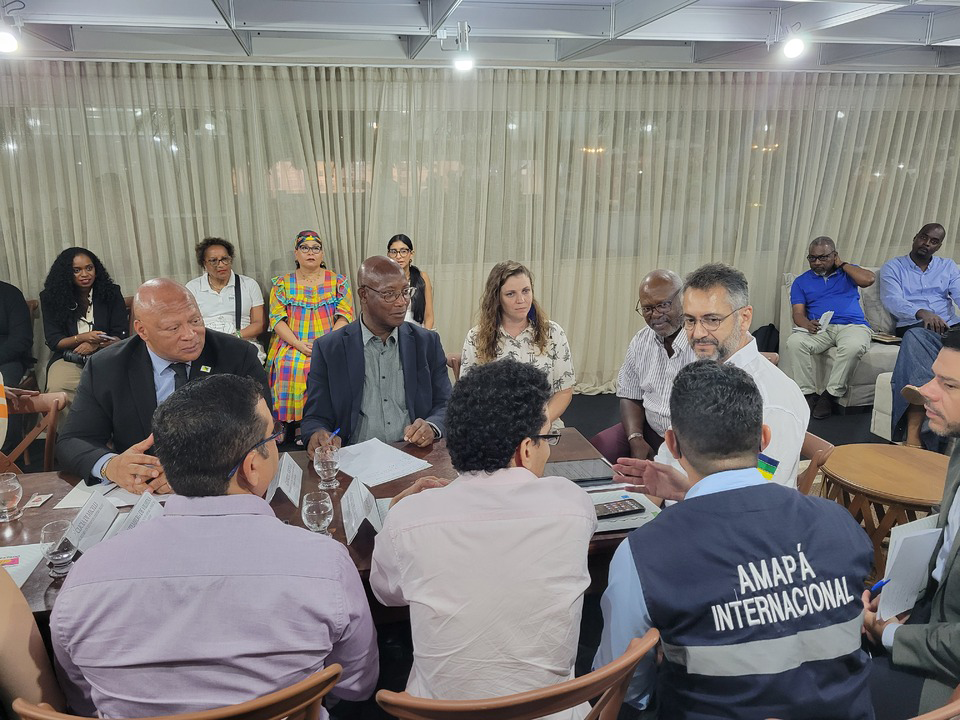 Groupe de travail autour de la maladie CWBD lors 53e expofeira de Macapa, Amapá, Brésil