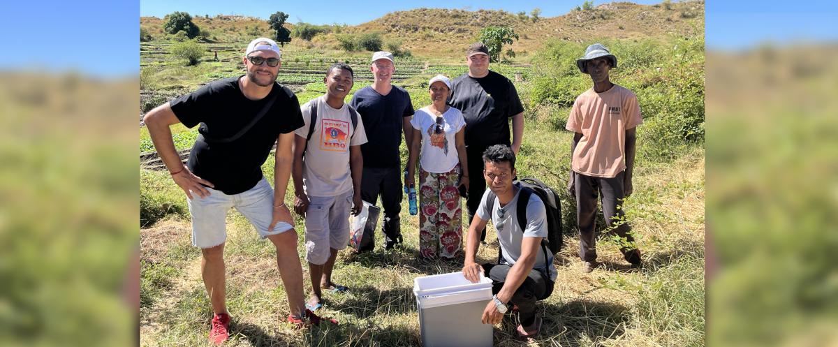 Adrien RIEUX, lors d’une mission du projet Epibio-2