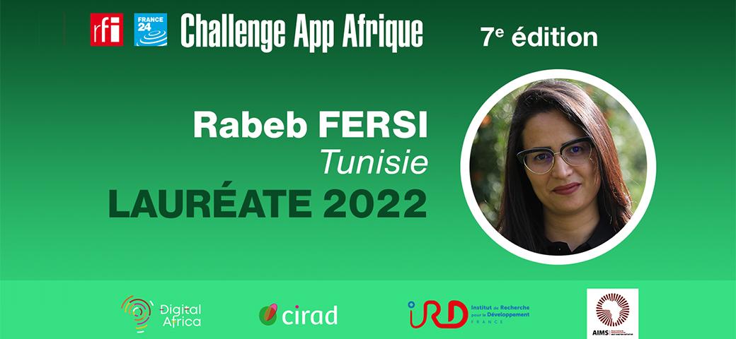 Rabeb Fersi a remporté le Challenge App Afrique pour son application Crop's Talk