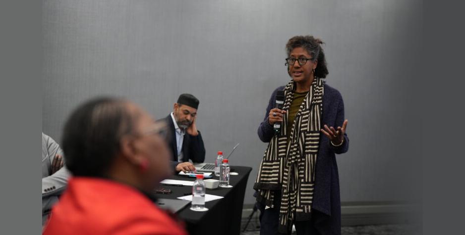 Dr Arlène Alpha, CIRAD Senior Researcher and CoE-FS and FAMA Project Lead, outlined FAMA’s multidisciplinary approach. Photo Diaulos Media/CoE-FS.