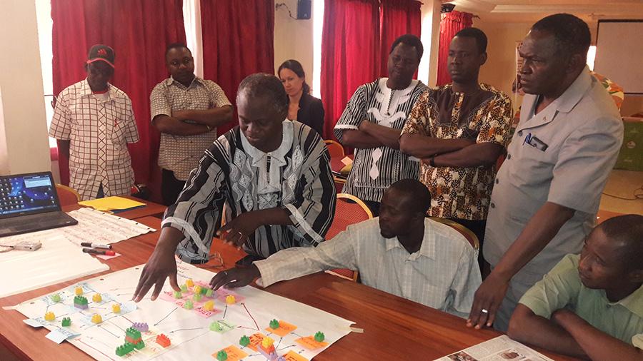 Participatory mapping of innovation networks – CDAIS project – 2015-2019 © CIRAD