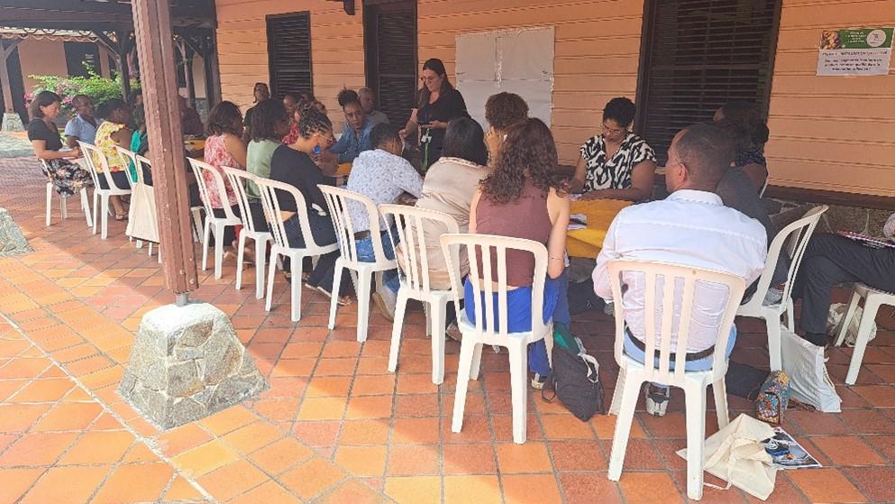 Atelier sur la restauration scolaire animé par Sandrine Freguin-Gresh, Cirad.© Karen Toris, Espace sud