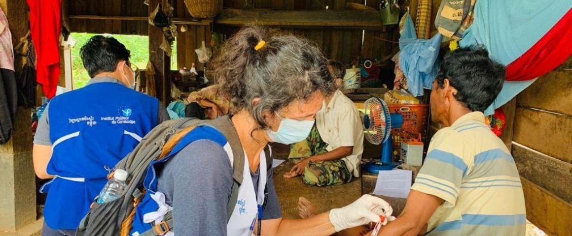 Julia Guillebaud, au Cambodge © Cirad