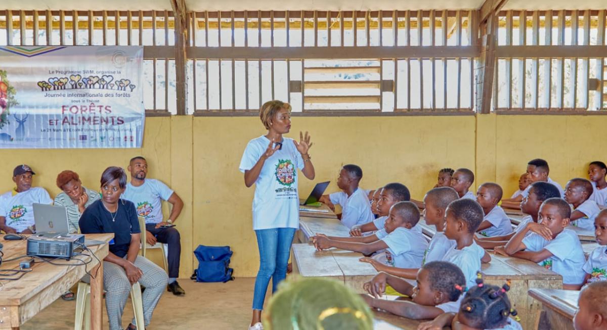 Séance de sensibilisation des élèves