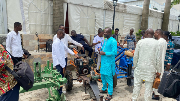 Présentation lors de l’atelier MecaWAT. © MecaWAT, Cirad