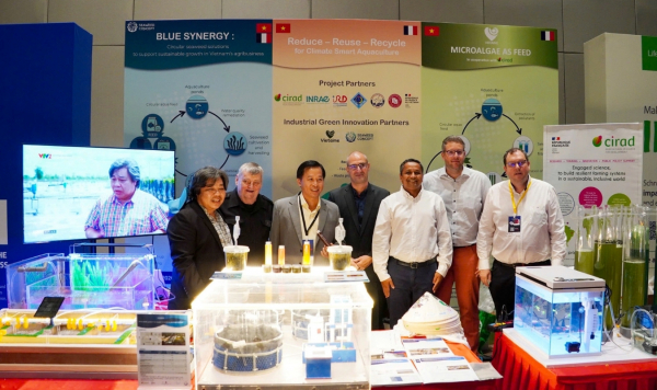 3r4csa team at the CIRAD booth for the French Tech Summit 2025