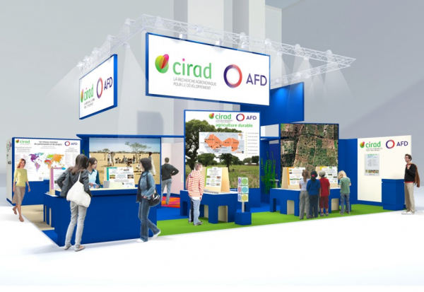 Le Cirad sera présent au Salon international de l'agriculture, à Paris, du 23 février au 3 mars 2019 en en partenariat avec l’Agence française du développement (AFD). Hall 4, allée B, n° 111 © Cirad