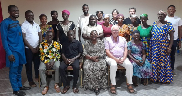 Photo de groupe des participants et des animateurs de l'atelier &agrave; Hohoe (zone nord)&nbsp;&copy; T. Bakker, Cirad