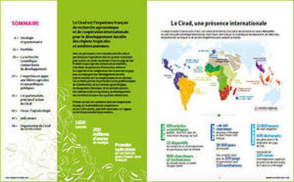 Accès feuilletage Issuu Rapport d'activité 2018 du Cirad