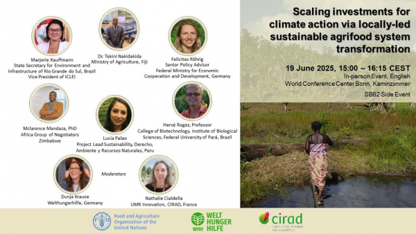 Visuel side event Cirad-FAO-WHH Bonn precop climat