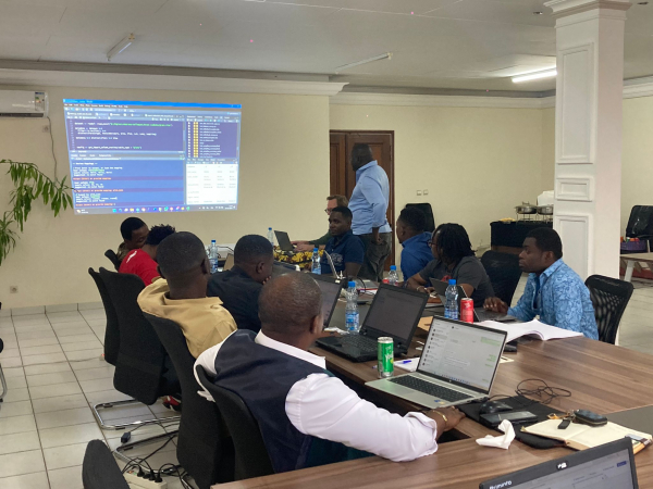 Atelier de formation en gestion des donn&eacute;es foresti&egrave;res. &copy; V. Rossi