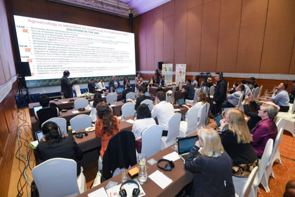 On-site participants of the side event “Harnessing the potential of agroecology in Southeast Asia to transform food systems to become sustainable”