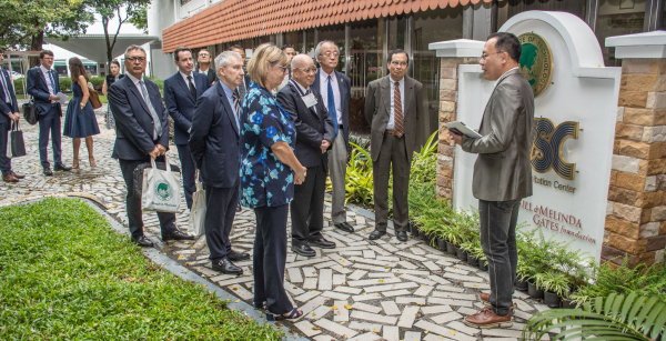 The delegation did a tour of the AIT's Global Water & Sanitation Center © AIT, 2023