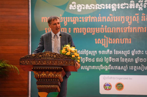 Guest of honor, HE Mr. Jacques Pellet, French Ambassador to Cambodia © Vearyda Oeu, 2023
