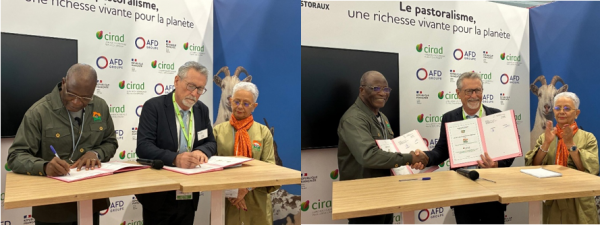 La signature d&rsquo;un accord-cadre de coop&eacute;ration scientifique entre l&rsquo;ANADER et le Cirad &copy; Cirad
