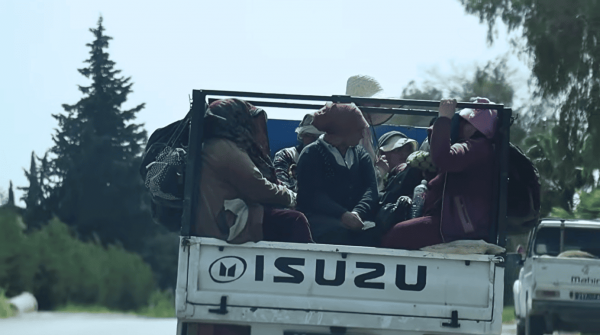 Transport des ouvri&egrave;res vers les champs de culture
