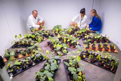 Adrien avec son &eacute;quipe