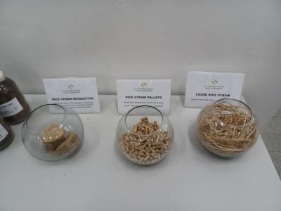 Valorization of rice straw into pellets and briquettes - International Rice Research Institute. © Fernando O. Paras