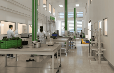 Plateforme agroalimentaire © Altitude 80 Architecture