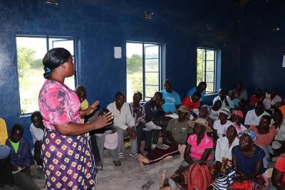 Leadership training with the local communities