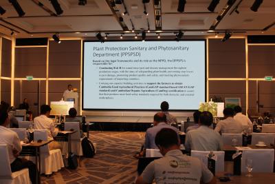 Mr Samoul Oeurn, Officer at Plant protection department of GDA