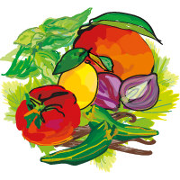 Fruits and vegetable value chain illustration &copy; Delphine Guard-Lavastre, CIRAD